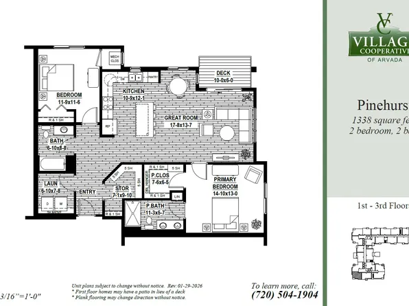 Pinehurst Plan, Village Cooperative of Arvada (Active Adults 62+)