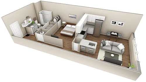 Floor plan Studio Premier Summit