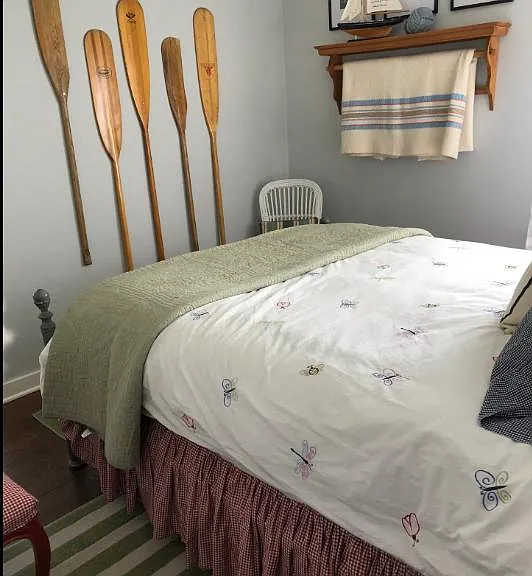 Bedroom #1, queen-sized bed