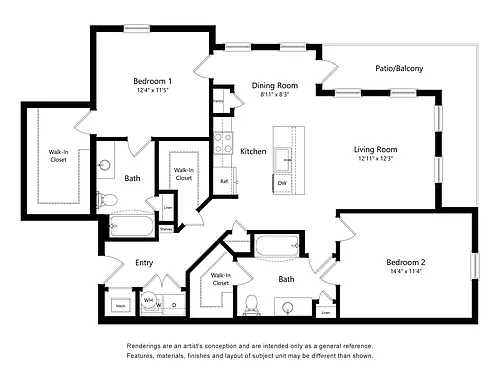 Floor plan 2BiA2
