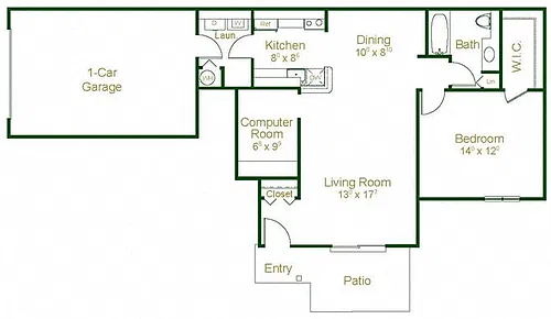 Floor plan Baldwin