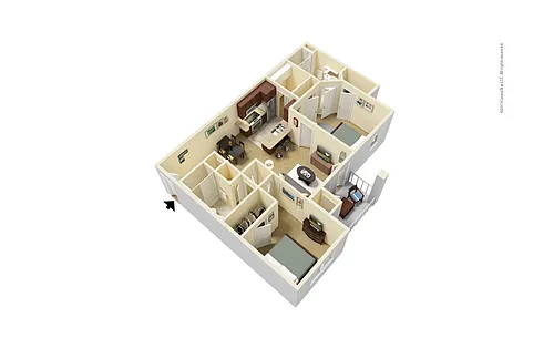 Floor plan Plan B