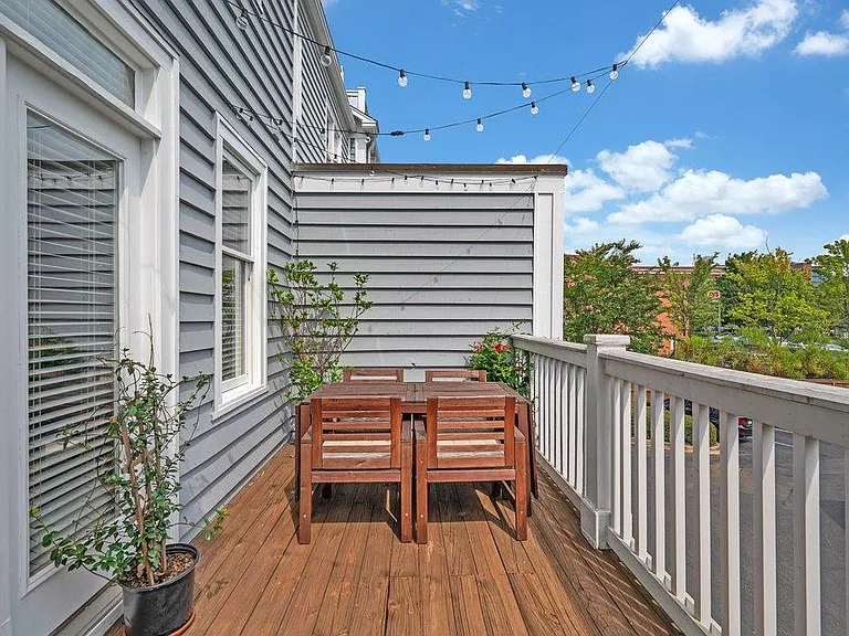 Large private deck