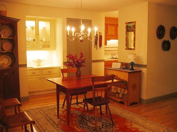 Dining Room with Built- in Cabinetry