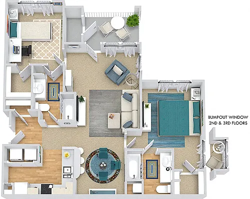 Floor plan Honeysuckle