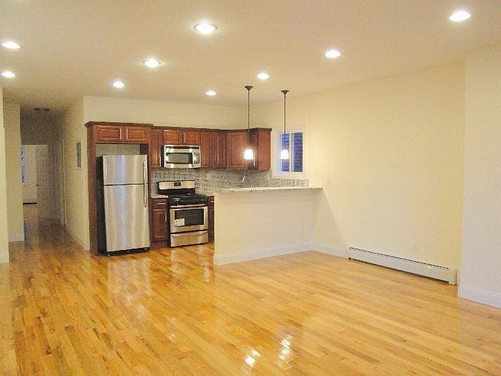 open kitchen and living room