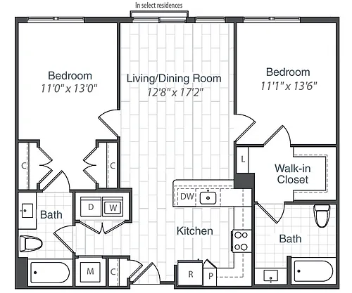 Floor plan B9-1080