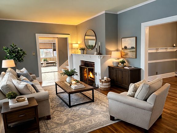 Furniture added for photo enhancement.