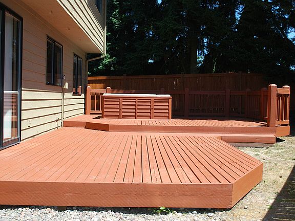 Huge Backyard Deck