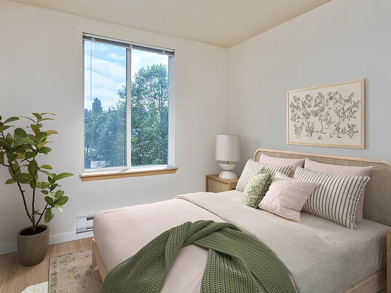 Bedroom with Hard Surface Flooring