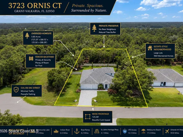 3723 Ornis Ct, Grant Valkaria, FL 32950