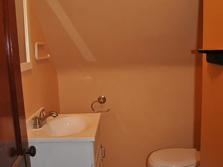 Upstairs half bath
