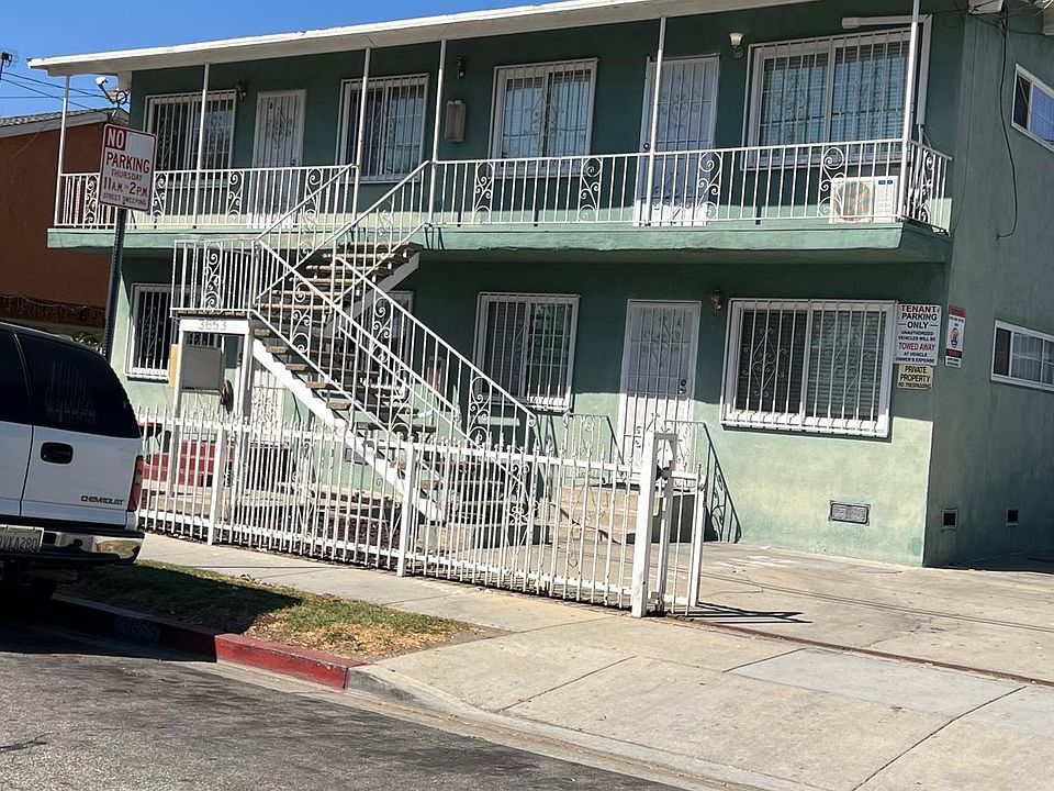 Entrance of apartment of building.