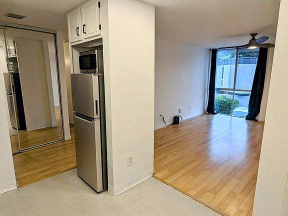 Kitchen looking into the living room