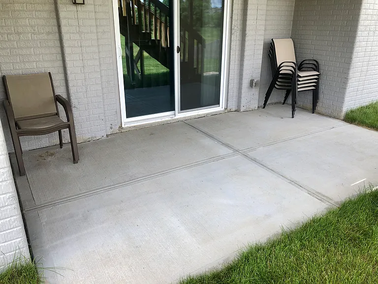 Basement patio (walkout basement)