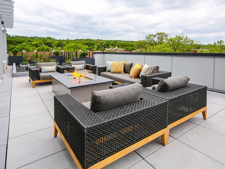 Rooftop Clubroom with Firepit