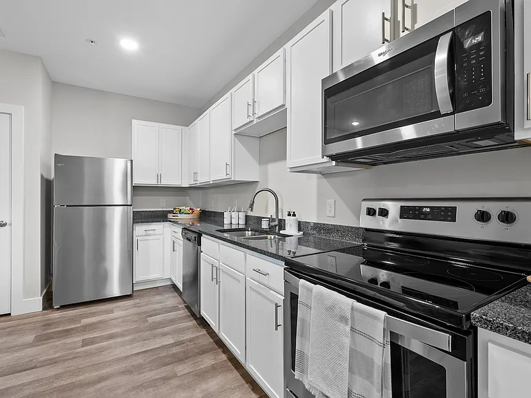 Gourmet Kitchen with Stainless Steel Appliances