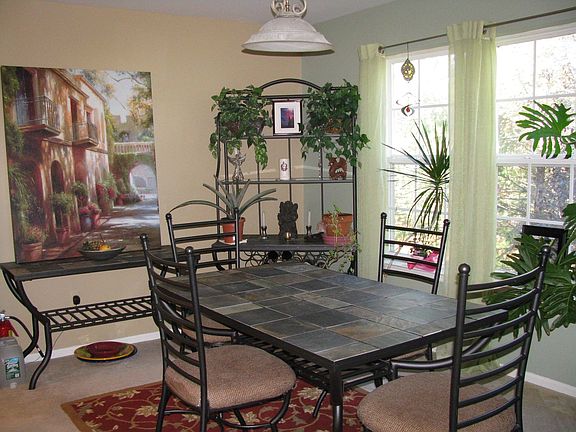 bright dining room