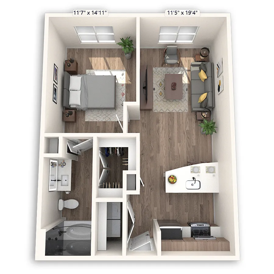 Floor plan Milan Platinum
