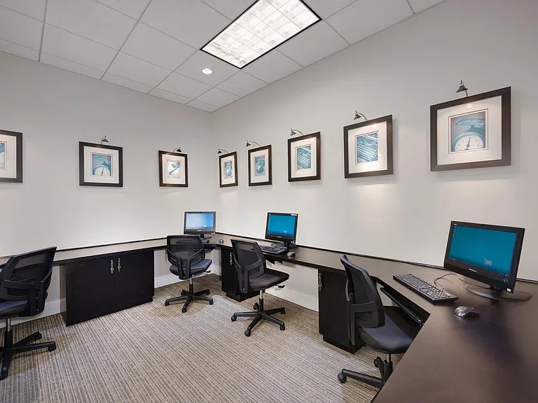 Business Center with Computers and Printing