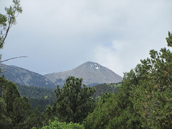 Hunts Peak from driveway