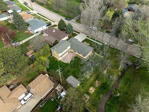 Aerial View of Yard & Beds