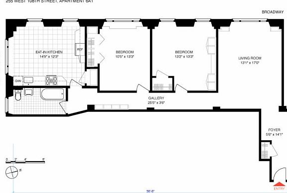 4th image of 255 W 108th St APT 6A1