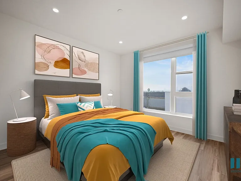 Bedroom with Large-Size Windows, Recessed Lighting, and Vinyl Flooring - Cypress Floor Plan