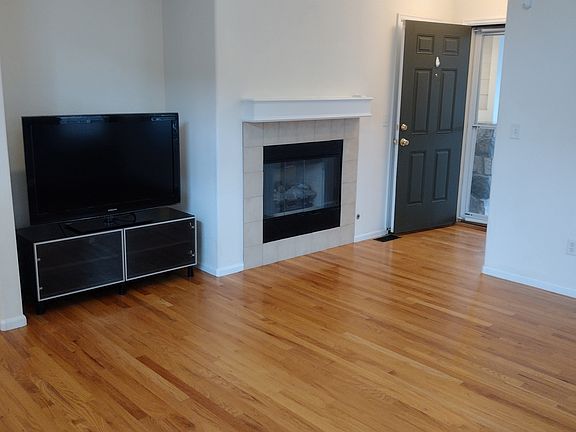 Living room with gas fireplace