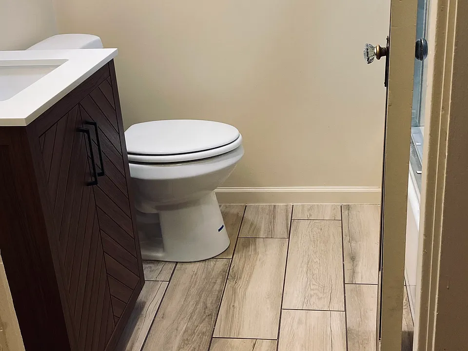 Newly remodeled bathroom