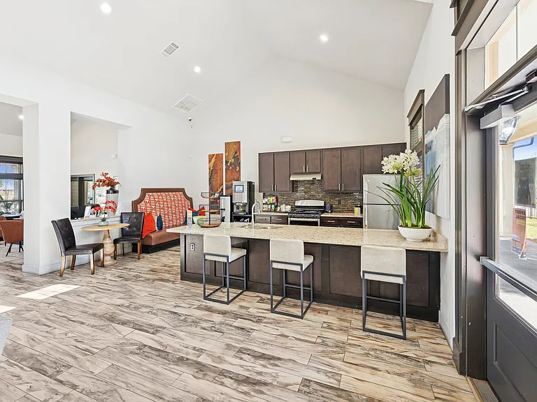 Clubhouse with a kitchen