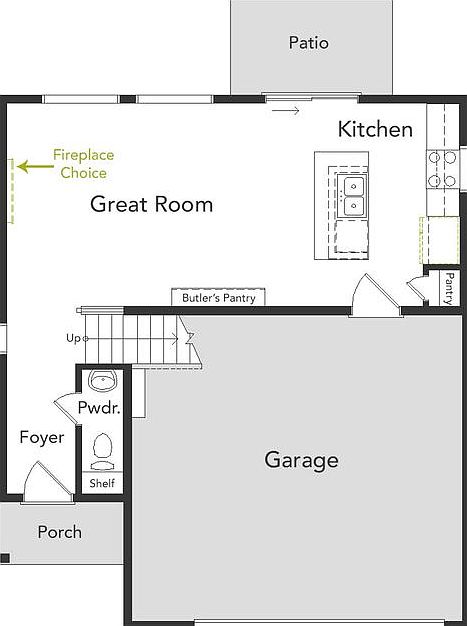 Rendering of Percheron 1st Floor