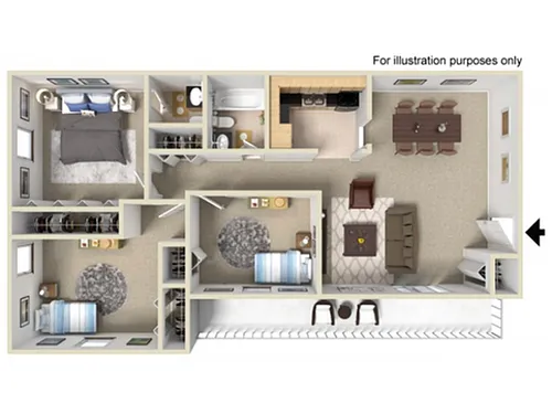 Floor plan 3 Bedroom