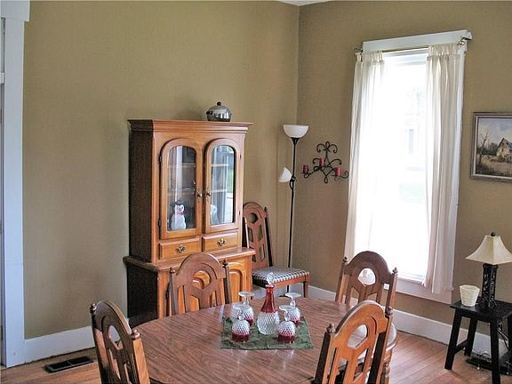Dining Room with high ceilings