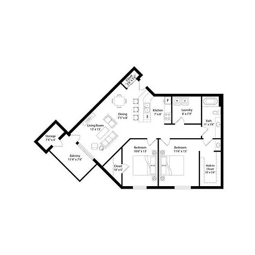 Floor plan B4R