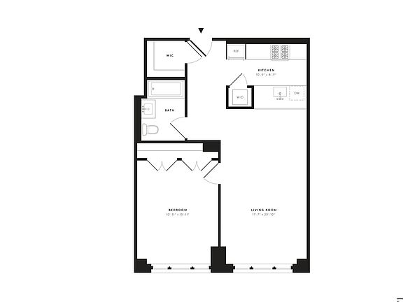 2nd image of 535 W 43rd St APT S8a