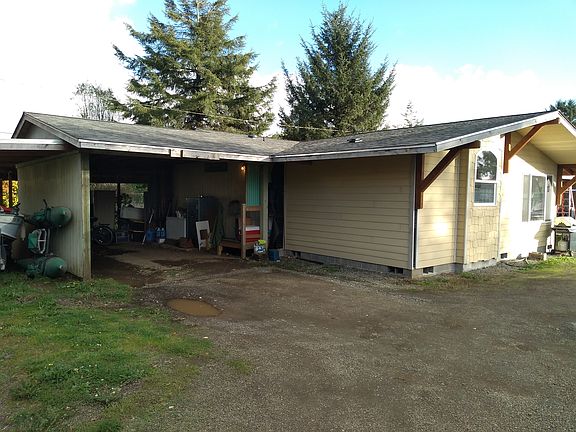 Really big carport garage area