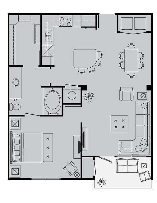 Floor plan B2