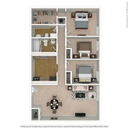 Floor plan The Cambridge
