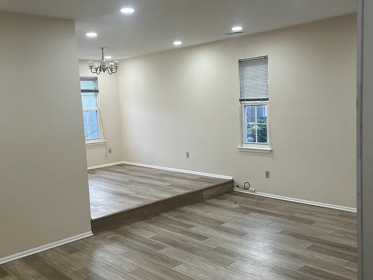 Recess lights in living and dining room