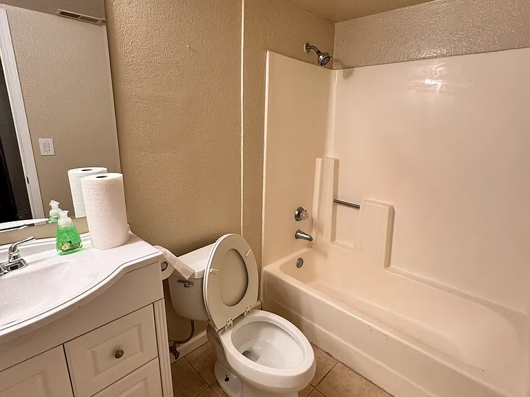 Second full bathroom with the bathtub
