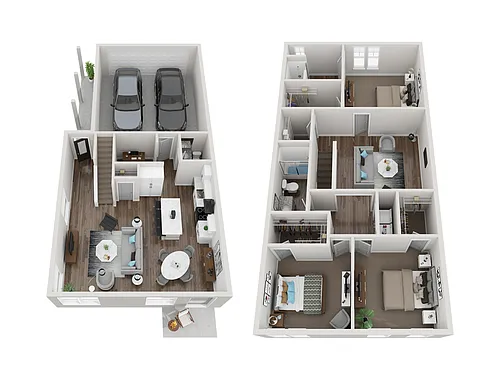 Floor plan Carolina Duplex