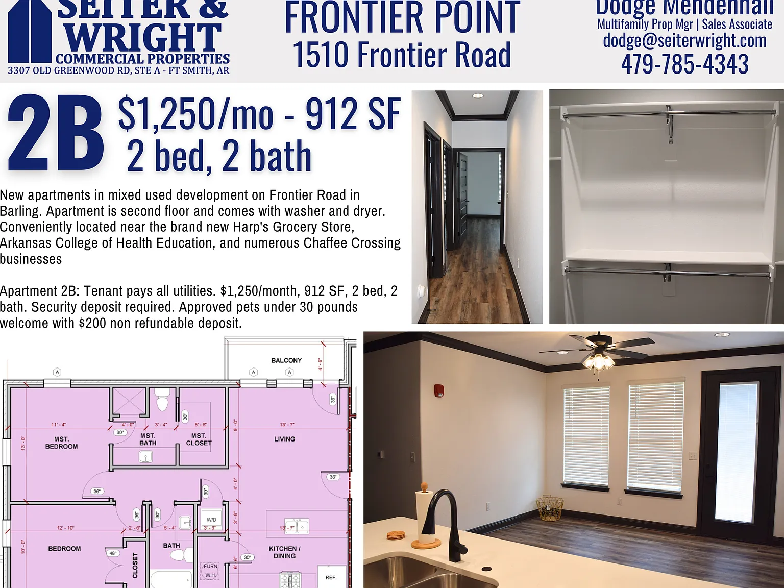 2 bed, $1,250 — Photo 2