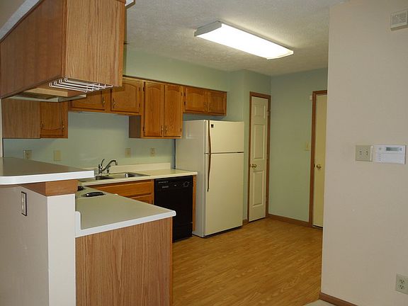 Washer and dryer area off of galley kitchen
