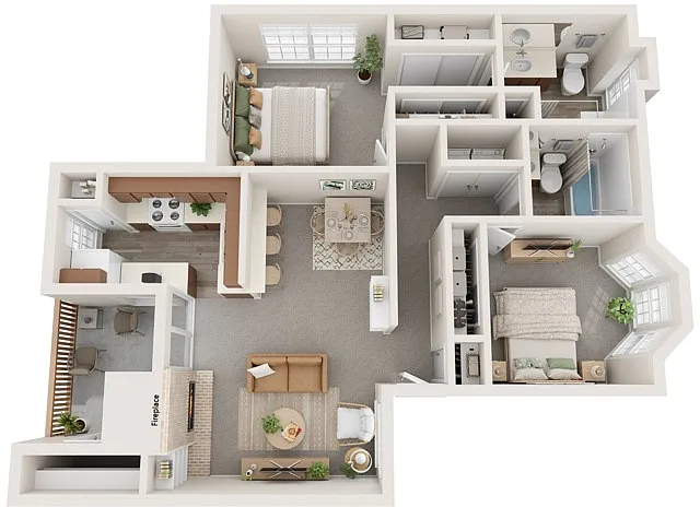 Floor plan B3