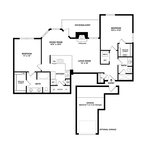 Floor plan Bradley - Platinum