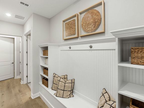 Drop Zone Perfect for Backpacks and Shoes in your Home Builder Home