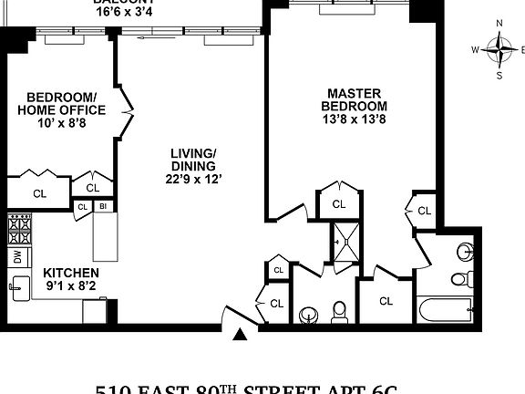 2nd image of 510 E 80th St APT 6C