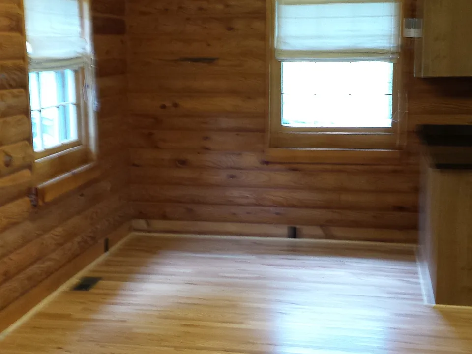 Dining with vaulted ceiling