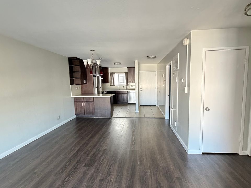 Open kitchen/living room area. Large space. 20ft+ long